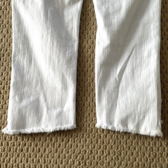 Slim-sation size 16 ankle jeans with fringe hem - Picture 10 of 11